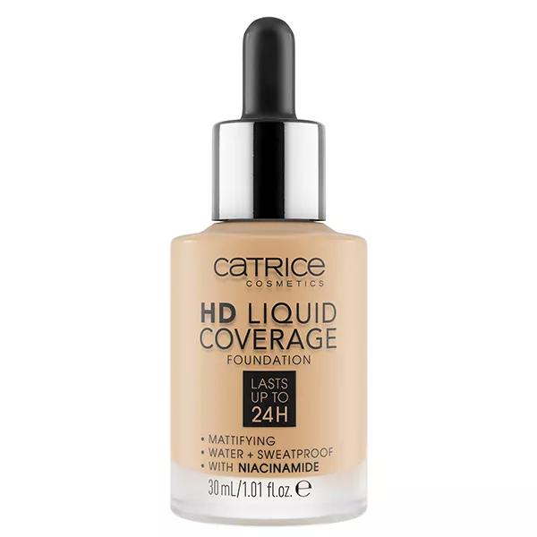Catrice Visage HD Base de Maquillaje Cobertura Líquida N°036 Beige Avellana 30ml