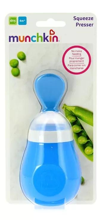 Munchkin Cuchara Dispensadora Squeeze Presser 4m+ 150 ml Azul