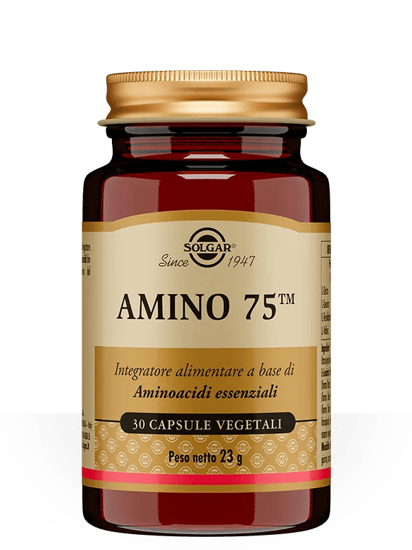 Solgar Amino 75 Integratore Aminoacidi Essenziali Vegani 30 Capsule