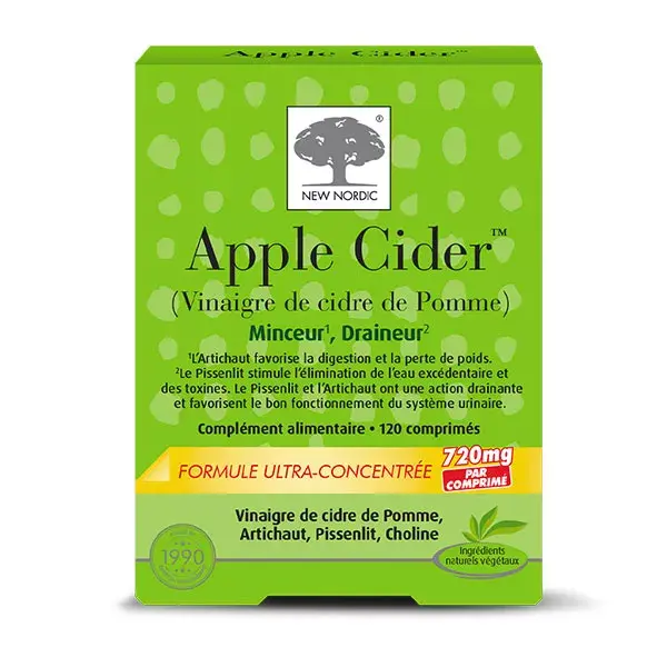 New Nordic Apple Cider 120 comprimés