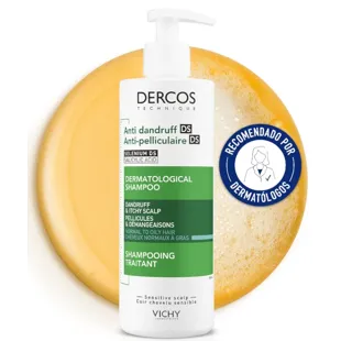 Vichy Dercos anti-dandruff shampoo Normal hair and fatty 390ml