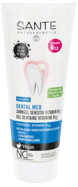 Sante Dentifrice Vegan Menthe Bio au Fluor 75 ml