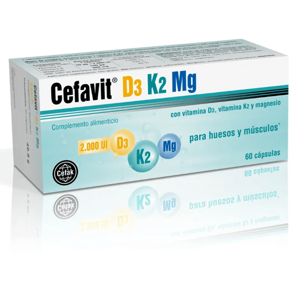 Cefavit D3 + K2 + Magnesio 60 Capsule