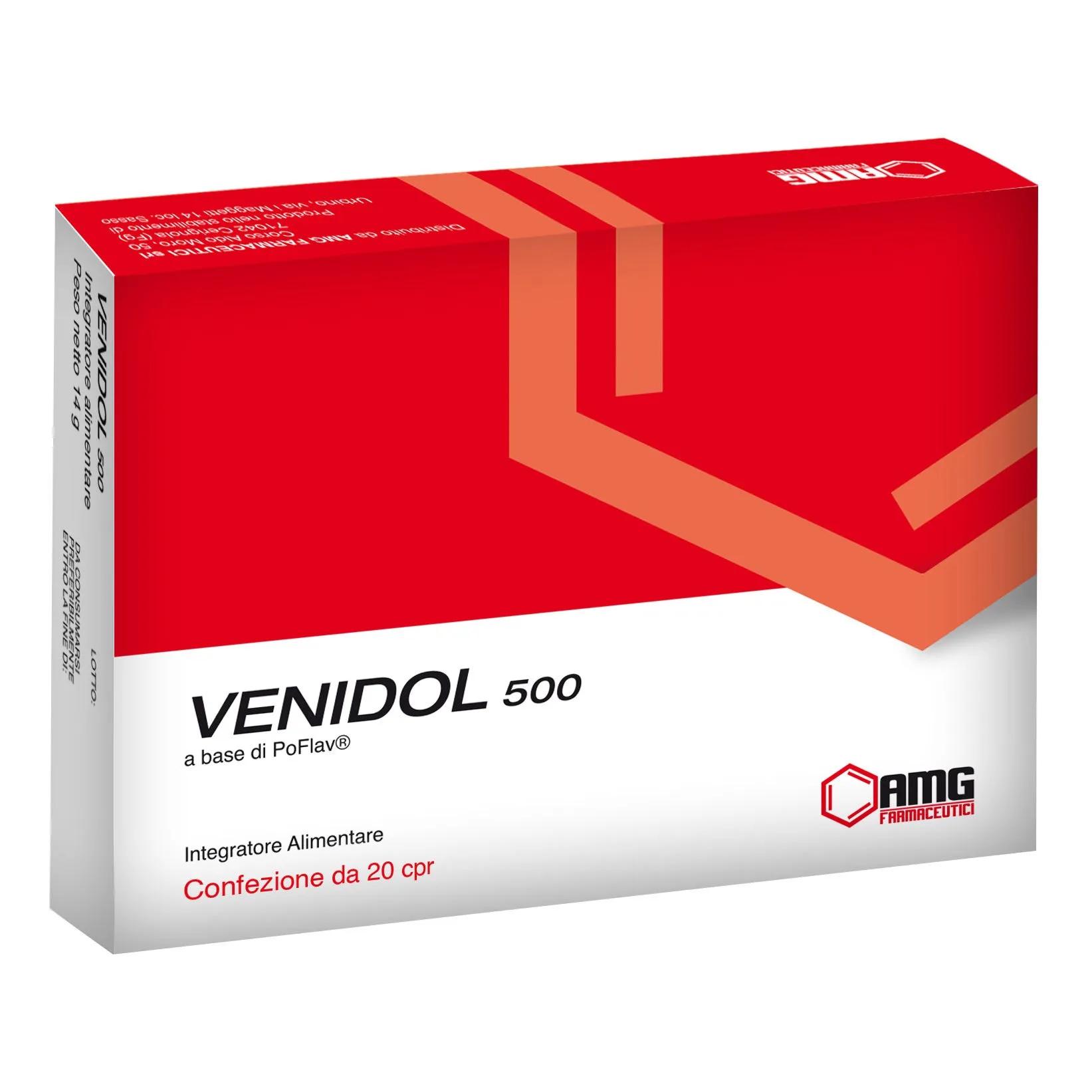 Venidol 500 Integratore per Microcircolo 20 Compresse