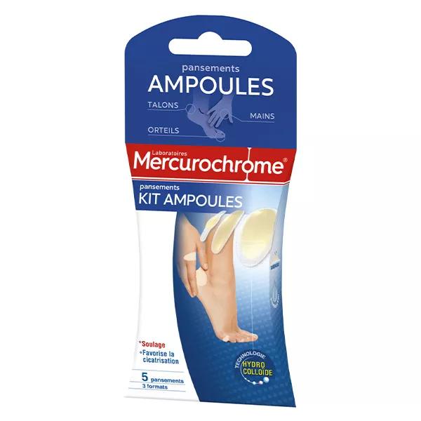 Kit di medicazioni al mercurocromo, blister da 5 unità
