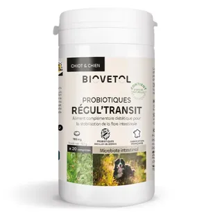 Biovetol - Compresse Régul'Transit per cani - 20 compresse