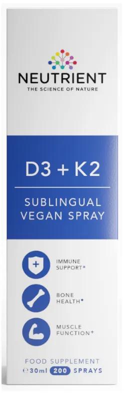 Neutrient D3 + K2 Sublingual Spray 30 ml