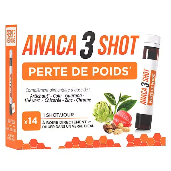 Anaca3 Shot Perte de Poids 14 Jours 350ml