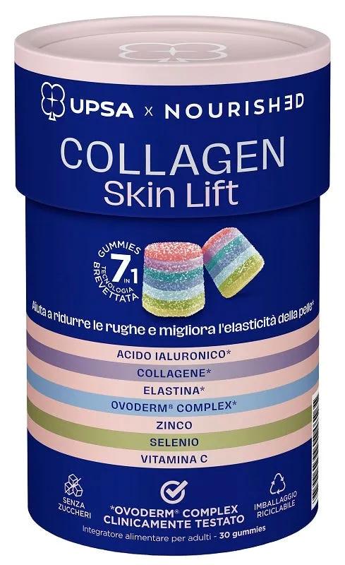 Upsa X Nourished Collagen Skin Lift Integratore Di Collagene 30 Gummies