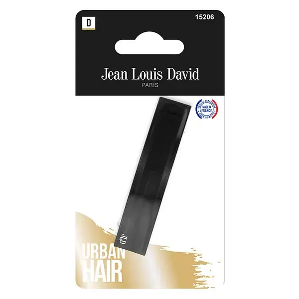 Jean Louis David Hair Clip Medium Corrugated Black