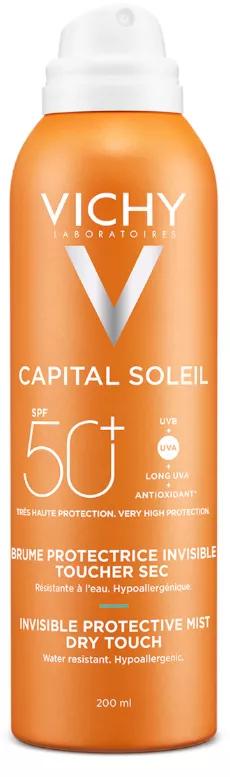 Vichy Capital Soleil SPF50 Unsichtbarer Feuchtigkeitsnebel 200 ml