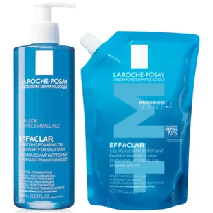 La Roche Posay Effaclar +M Reinigungsgel 400 ml + Nachfüllung