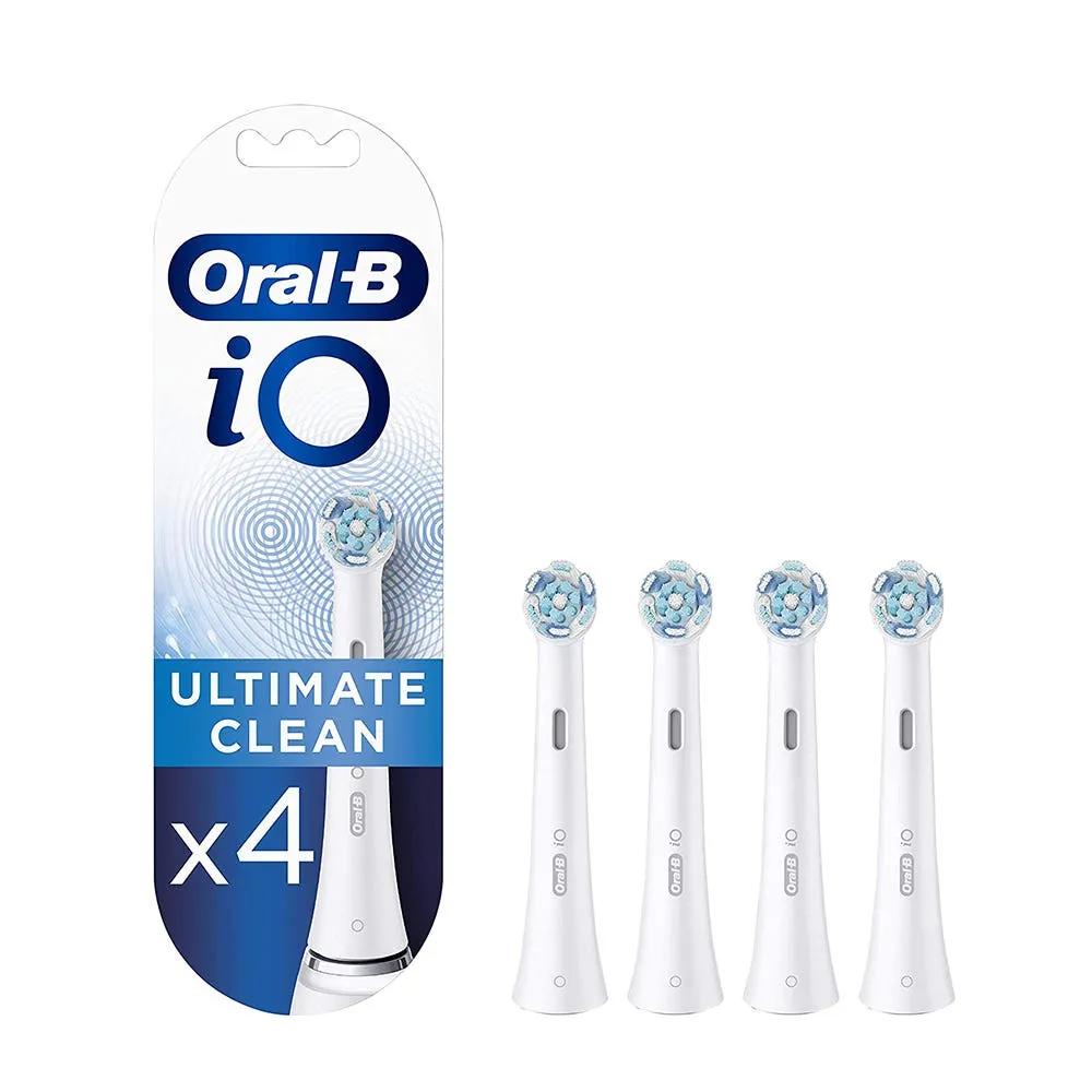 Oral B Testine Di Ricambio Io Ultimate Clean Bianche 4 Pezzi