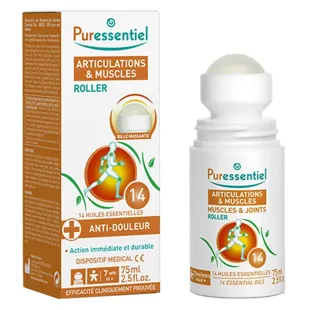 Rullo Puressentiel per articolazioni e muscoli con 14 oli essenziali 75 ml