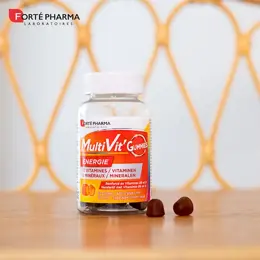 Forté Pharma Multivit' Énergie 60 gummies Multivitamines, Energie et Vitalité