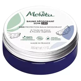 Melvita Hygiène Baume Déodorant Soin Éfficacité 24h Bio 50g