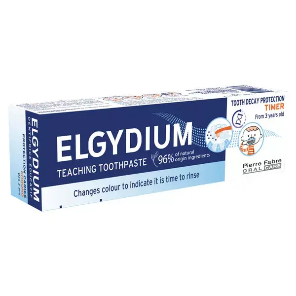 Elgydium Bébé & Enfant Protection Caries Chrono Dès 3 ans 50ml