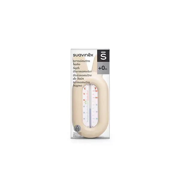 Suavinex Thermomètre De Bain Bébé et Enfant Précis et Sûr Dreams Beige