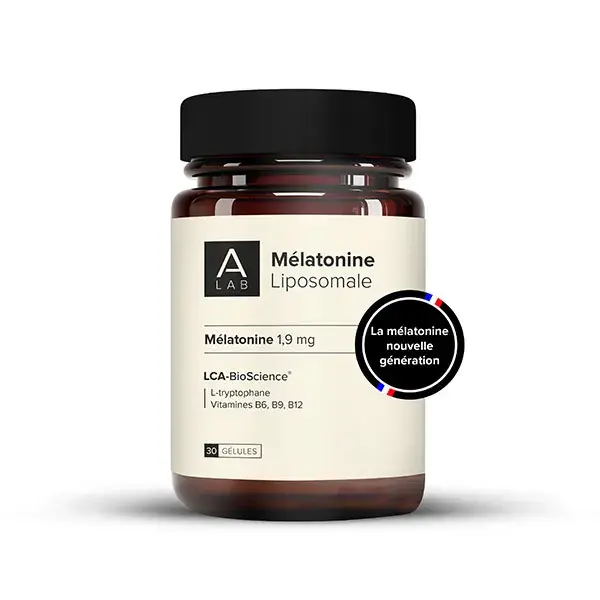 A-Lab Mélatonine Liposomale 1,9 mg - Sommeil, Jetlag - 30 gélules