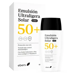 Ebers Ultra-Light Facial Sunscreen Emulsion SPF50+ 50 ml
