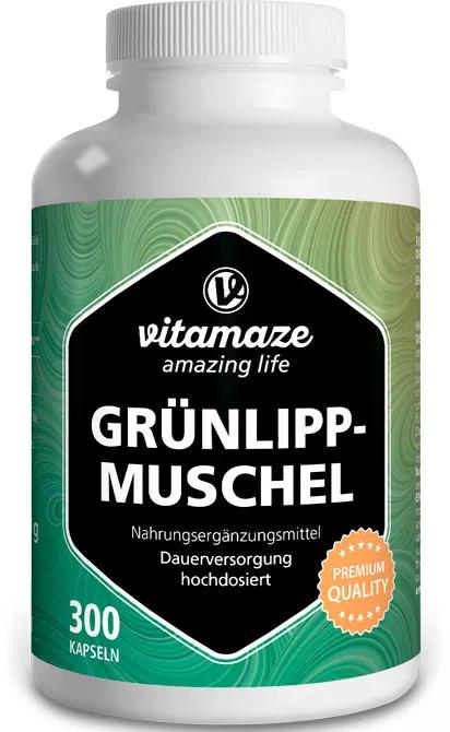 Vitamaze Green Lipped Mussel 500 mg 300 Capsules