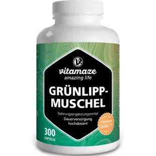 Vitamaze Green Lipped Mussel 500 mg 300 Capsules