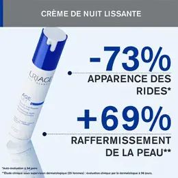 Uriage Age Lift Crème Nuit Lissante Revitalisante Anti-Rides 40ml