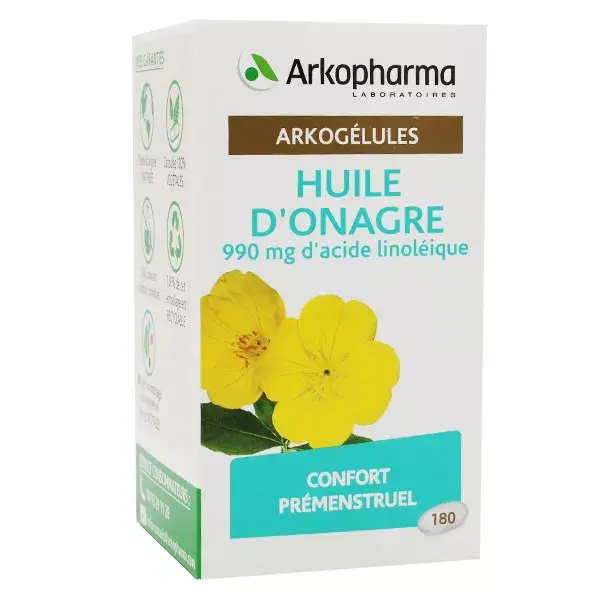 Arkopharma Arkogélules Evening Primrose Oil Organic 180 capsules