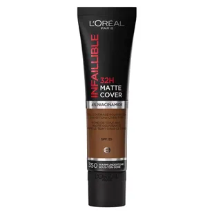 L'Oréal Paris Infaillible 32h Fondotinta  Matte Cover N°350 Sotto-Tono Dorato 30ml