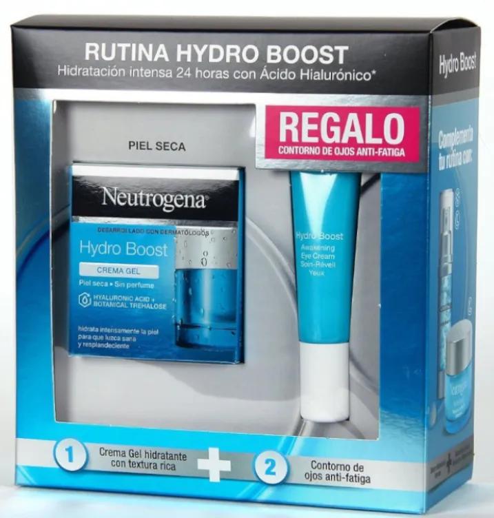 Neutrogena Pack Hydro Boost gel peau sèche 50 ml oeil de cadeau et contour 15 ml