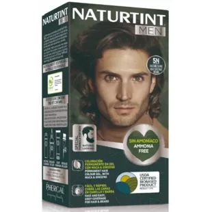 Naturtint Men Tintura Permanente para Cabelo e Barba 5N Castanho Claro 170 ml