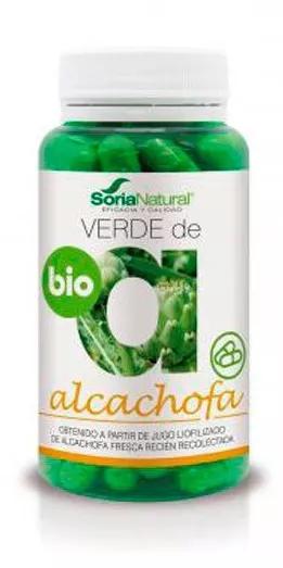 Soria Natural Verde de Alcachofa Bio 80 Cápsulas de 630 mg