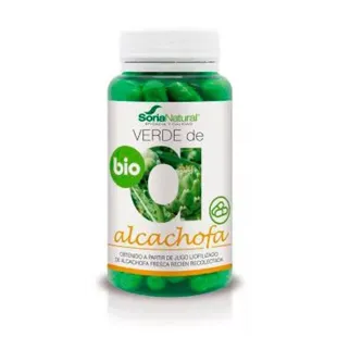 Soria Natural Verde de Alcachofa Bio 80 Cápsulas de 630 mg
