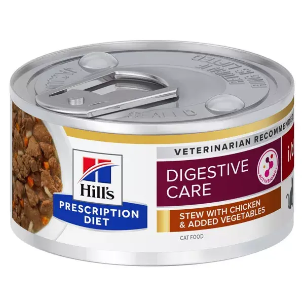 Hill's Prescription Diet Feline I/D Digestive Care  Aliment Humide Poulet 24 x 156g