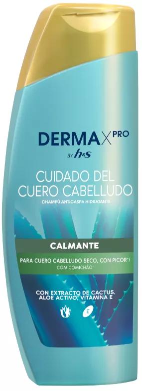 H&S DERMAXPRO Xampu Calmante Anticaspa para Couro Cabeludo Seco 300 ml
