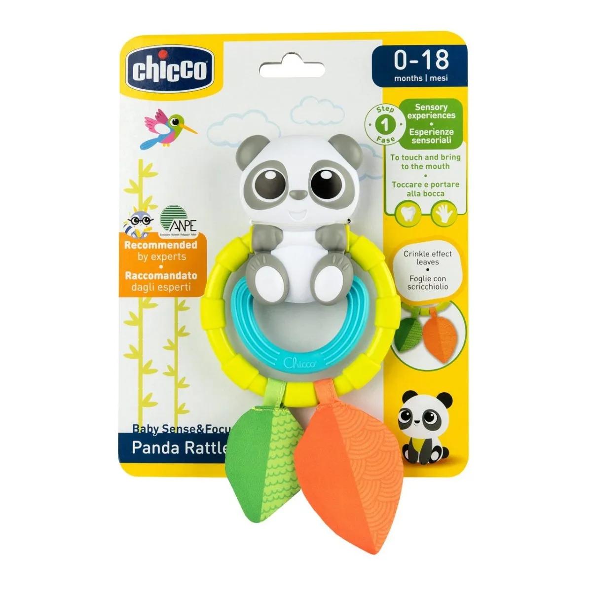 Chicco Trillino Panda Gioco per Denti e Creatività per Neonati e Bambini da +0 mesi