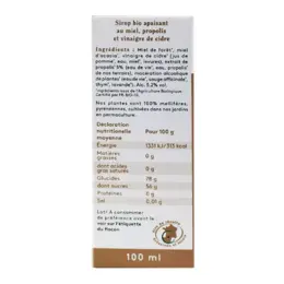 Ballot-Flurin Santé Sirop d'Hiver à la Propolis Bio 100ml