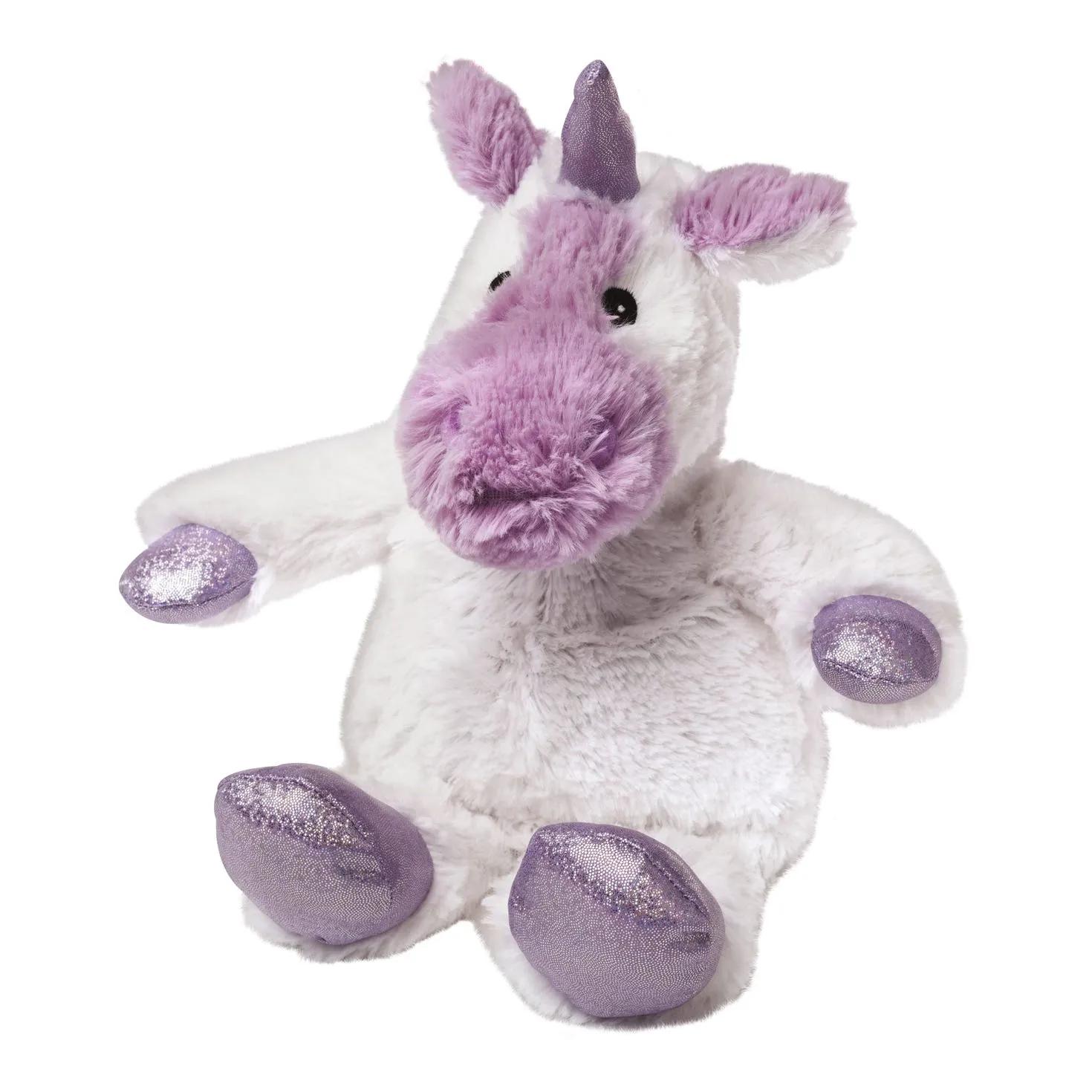 Warmies Unicorno Bianco Peluche Soffice Termico