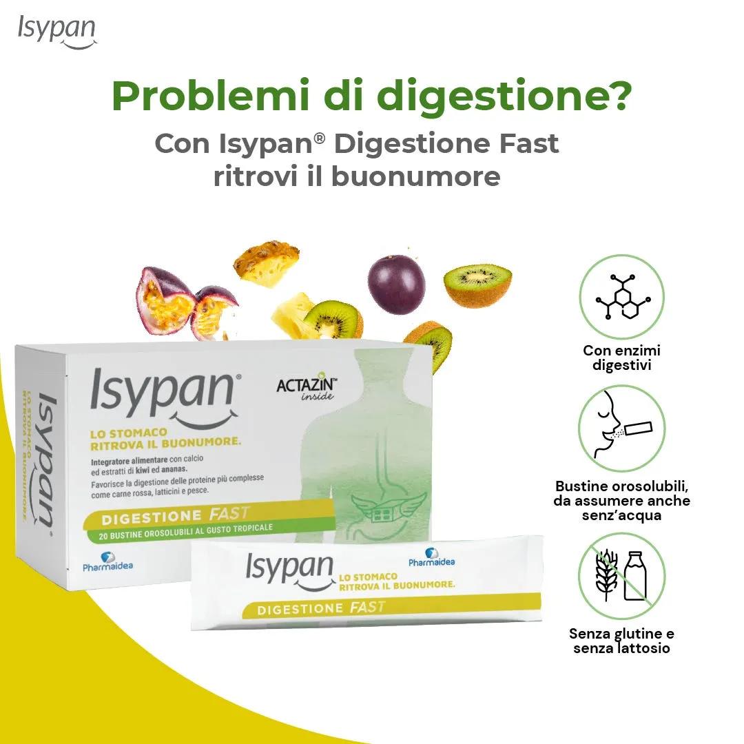 Isypan Digestione Fast 20 Bustine Orosolubili