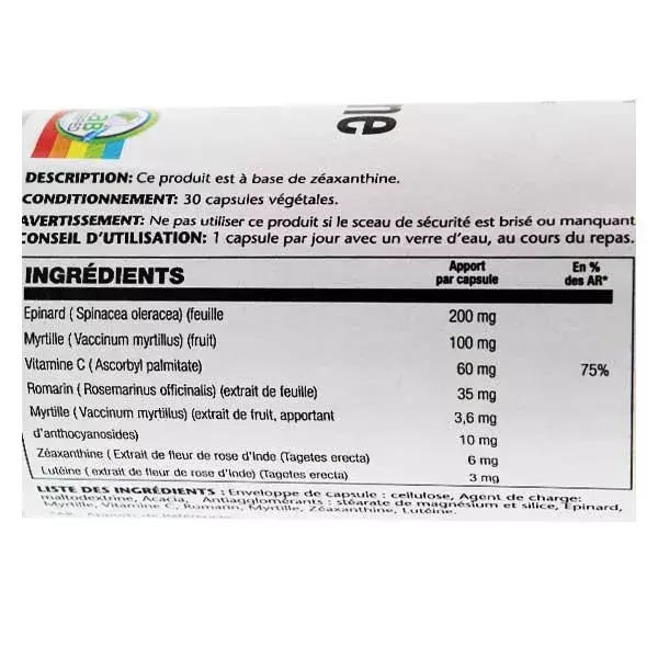 Solaray Ultra Zeaxantina 6mg 30 capsule vegetali