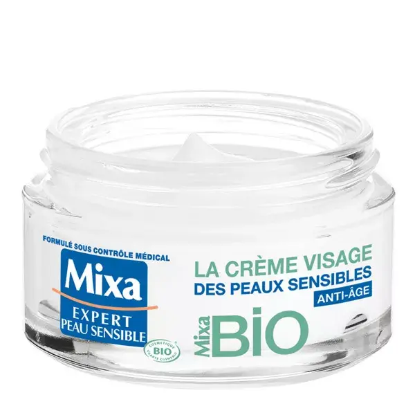 Mixa La Crème Visage Crema Antiedad para Pieles Sensibles Bio 50ml