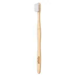 Atida Bucco-Dentaire Brosse à Dent Bambou Adulte Medium Blanc