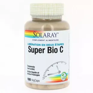 Solaray Super Bio C 500mg  Integratore Alimentare 100 capsule vegetali