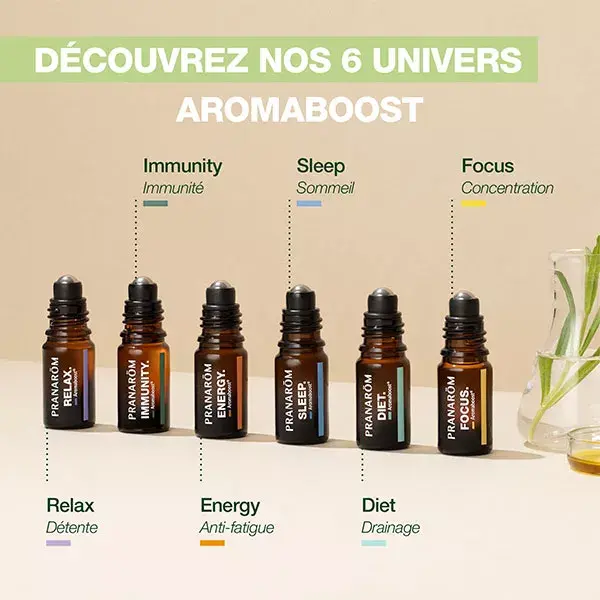 Pranarom Aromaboost Roller Detox Bio 5 Ml