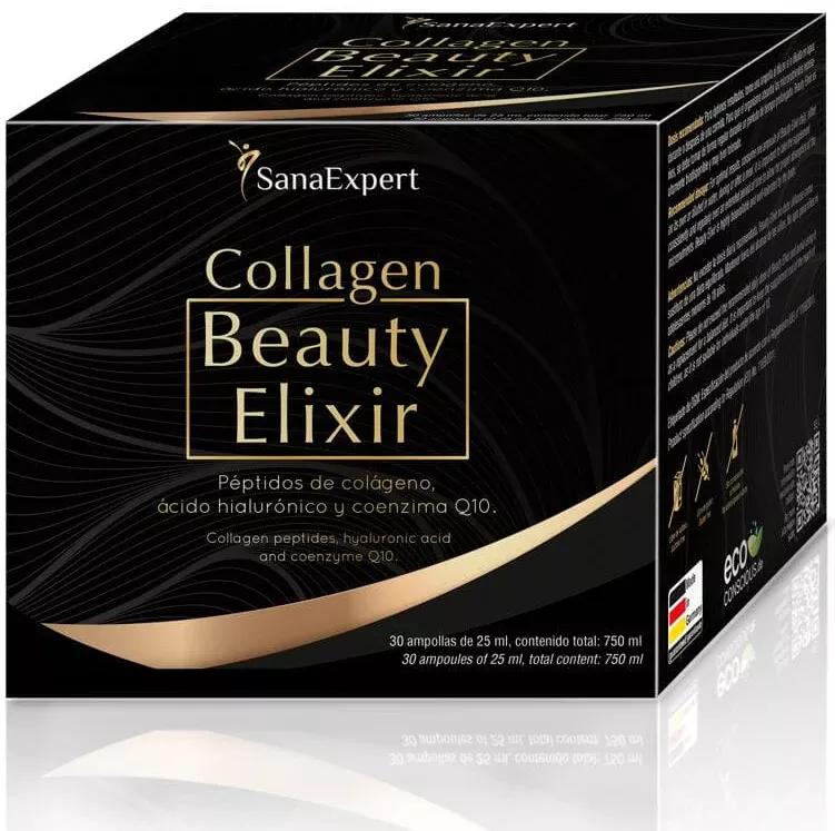 SanaExpert Colágeno Elixir de Beleza 30 Ampolas