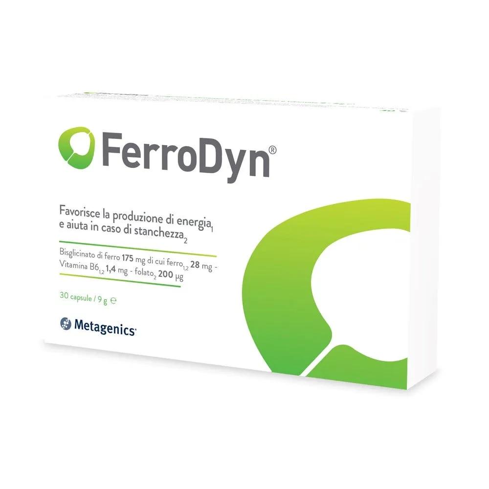 Metagenics Ferrodyn Integratore di Ferro 30 Capsule