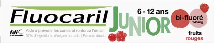 Fluocaril gel dentifrico Frutos Vermelhos Junior 6-12 Anos 75ml