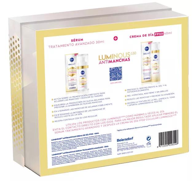 Nivea Pack Cellular Luminous Antimanchas Tratamiento Avanzado Sérum y Crema