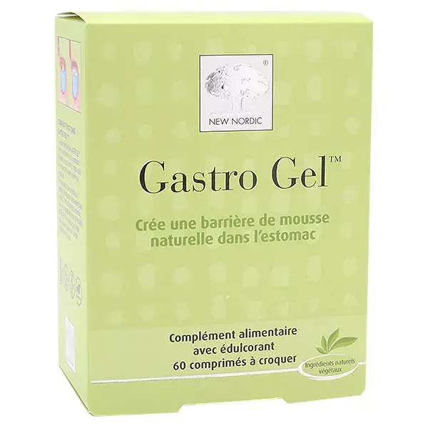 New Nordic Gastro Gel 60 Chewable Tablets