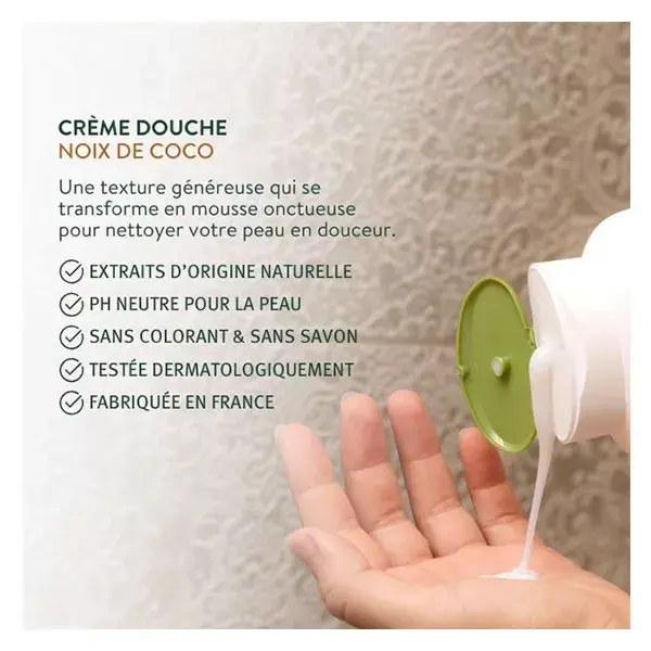 Le Petit Olivier - Crème Douche Extra Douce - Noix De Coco - Sans Savon 500ml
